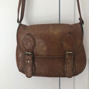Vintage Inspired Brown Purse by Ecote; Fun Bag